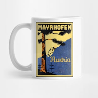 Skiing Mayrhofen Austria Ski Zillertal Valley Tyrol Mug